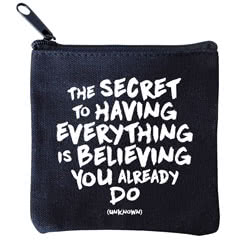 Quotable Mini Pouch The Secret To Having