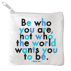Quotable Mini Pouch Be Who You Are