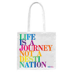 Quotable Tote Bag Life is a Journey