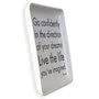 Quotable Dish - Go Confidently Side