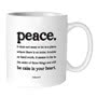 Quotable Mug - Peace Alone