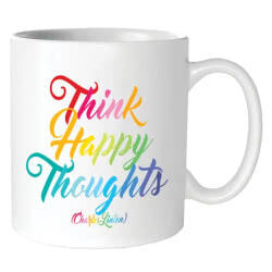 Quotable Mug - Think Happy Thoughts