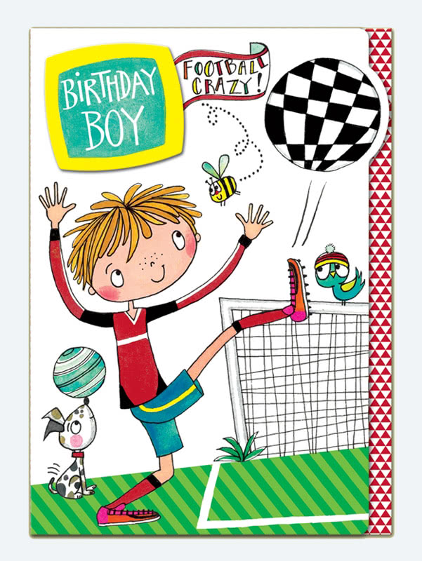 Rachel EllenFootball Birthday Boy Card