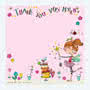 Fairy Cake Thank You Card Small Image