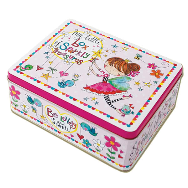 Fairy Sparkly Treasures Rectangular Tin