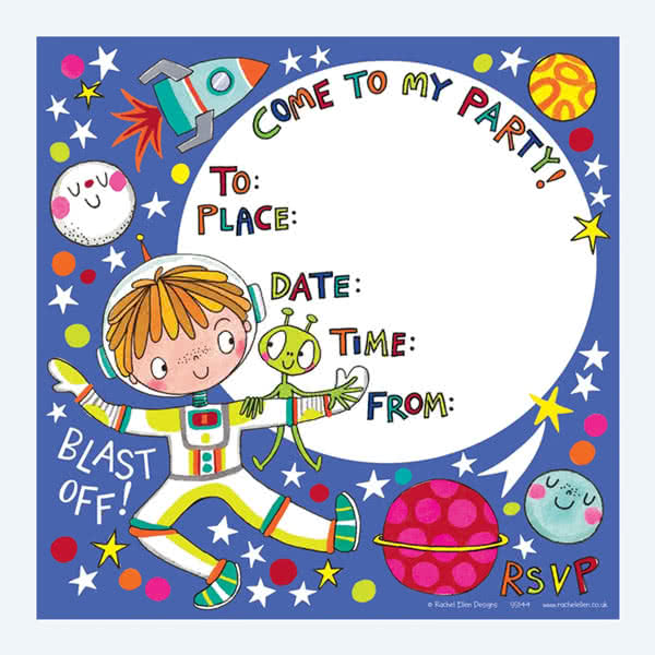 Rachel EllenOuter Space Party Invitation