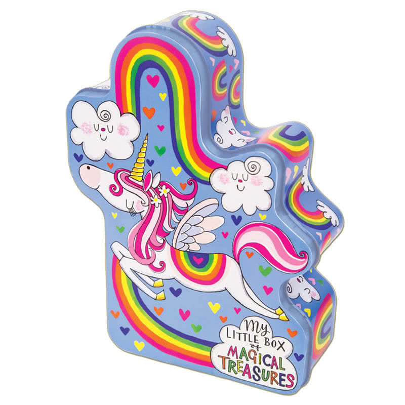 Unicorn and Rainbows Tin