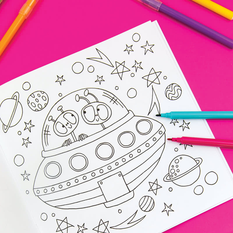 Download Rachel Ellen Space Adventure Colouring Book £1.95