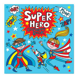 Super Hero Colouring Book