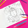 Rachel Ellen Tropical Colouring Book More