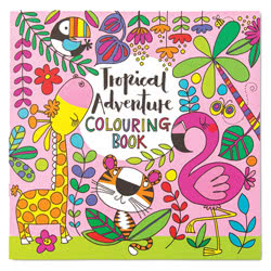Rachel Ellen Tropical Colouring Book