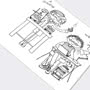 Rachel Ellen When I Grow Up Colouring Book Inside