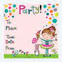 Rachel Ellen Fairy and Ice Cream Party Invitation Pack of 8 + Envelopes