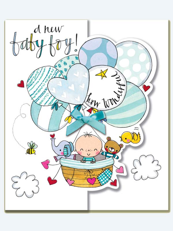 Rachel EllenNew Baby Boy Card