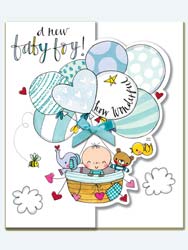 New Baby Boy Card