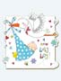 Rachel Ellen New Baby Boy Stork Card 