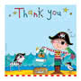 Rachel Ellen Pirate Thank You Card Pack of 8 + Envelopes