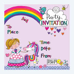 Rachel Ellen Princess Party Invitation