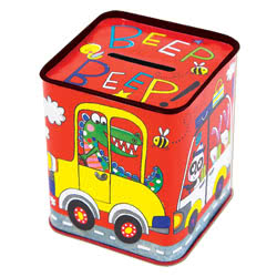 Rachel Ellen Cars Money Tin