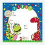 Rachel Ellen Dinosaurs Party Invitation Pack of 8 + Envelopes