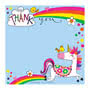 Unicorn Thank You Card Small Image