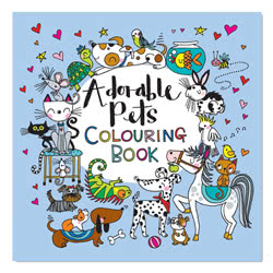 Rachel Ellen Adorable Pets Colouring Book