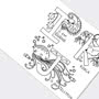 Rachel Ellen Alphabet Colouring Book Inside