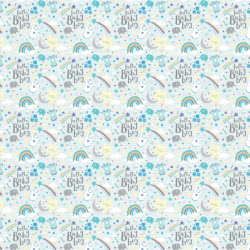 Baby Boy Gift Wrap Paper