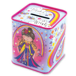 Rachel Ellen Cherry Blossom Princess Money Box Tin