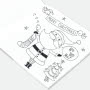 Rachel Ellen Christmas Colouring Book Inside