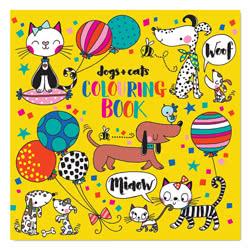 Rachel Ellen Dogs and Cats Colouring Book
