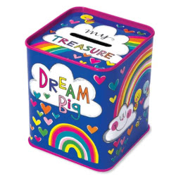 Rachel Ellen Dream Big Money Box Tin