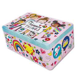 Rachel Ellen Favourite Things Small Rectangular Tin