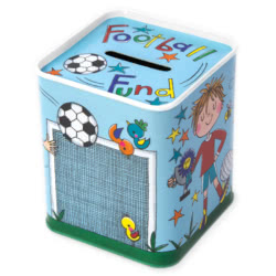 Rachel Ellen Football Money Box Tin