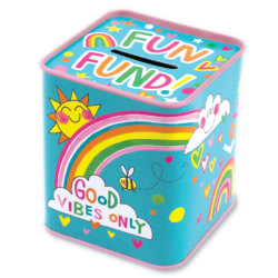 Rachel Ellen Fun Fund Money Box Tin