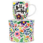 Hello Beautiful China Mug Small Image