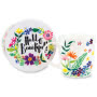 Rachel Ellen Hello Beautiful China Mug Side