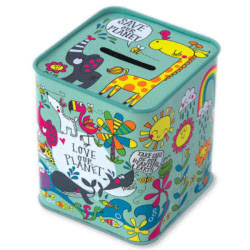 Rachel Ellen Love Our Planet Money Box Tin
