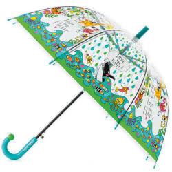 Rachel Ellen Love Our Planet Umbrella. Perfect for children aged 5 years or older, this vibrant umbrella is a great companion to keep you protected from the rain. Coming with a fabulous design featuring vibrant animal themed illustrations!