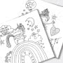 Rachel Ellen Moon Dance Colouring Book Inside