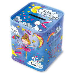 Rachel Ellen Moon Dance Money Box Tin