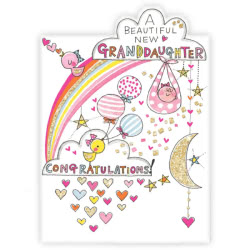 Rachel Ellen New Baby Granddaughter Card