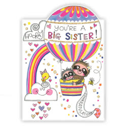 Rachel Ellen New Big Sister Card