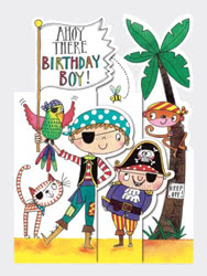 Rachel Ellen Pirate Birthday Card