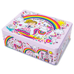 Rachel Ellen Princess Treasure Hinged Tin