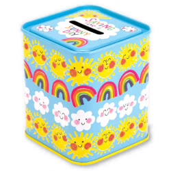 Rachel Ellen Saving For a Sunny Day Money Box Tin