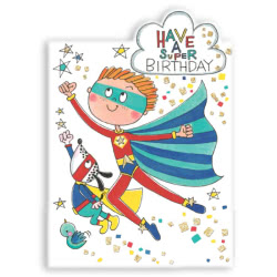 Super Hero Birthday Card