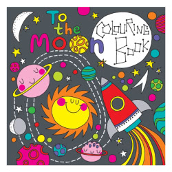 Rachel Ellen To The Moon Colouring Book