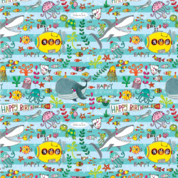Rachel Ellen Under The Sea Gift Wrap Paper