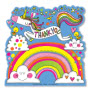 Unicorn and Rainbow Thank You Cards Small Image